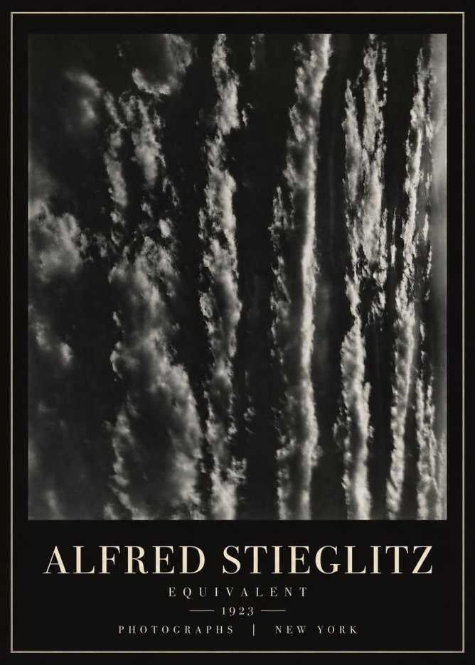 Alfred Stieglitz Equivalent I No6 - Poszter