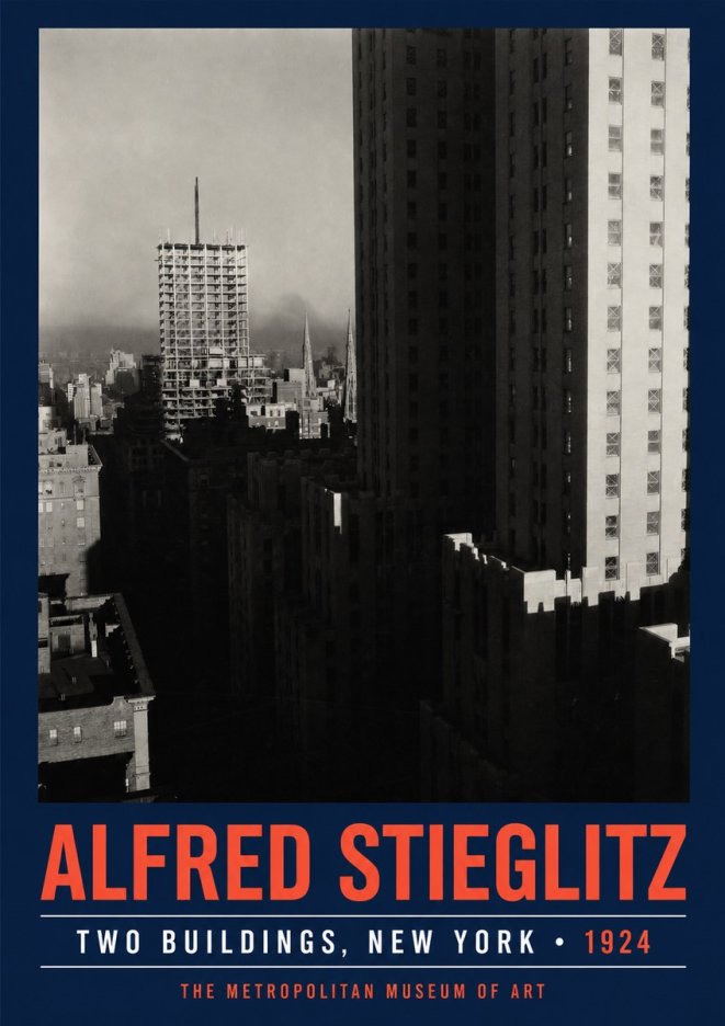 Alfred Stieglitz Two Buildings, New York No2 - Poszter