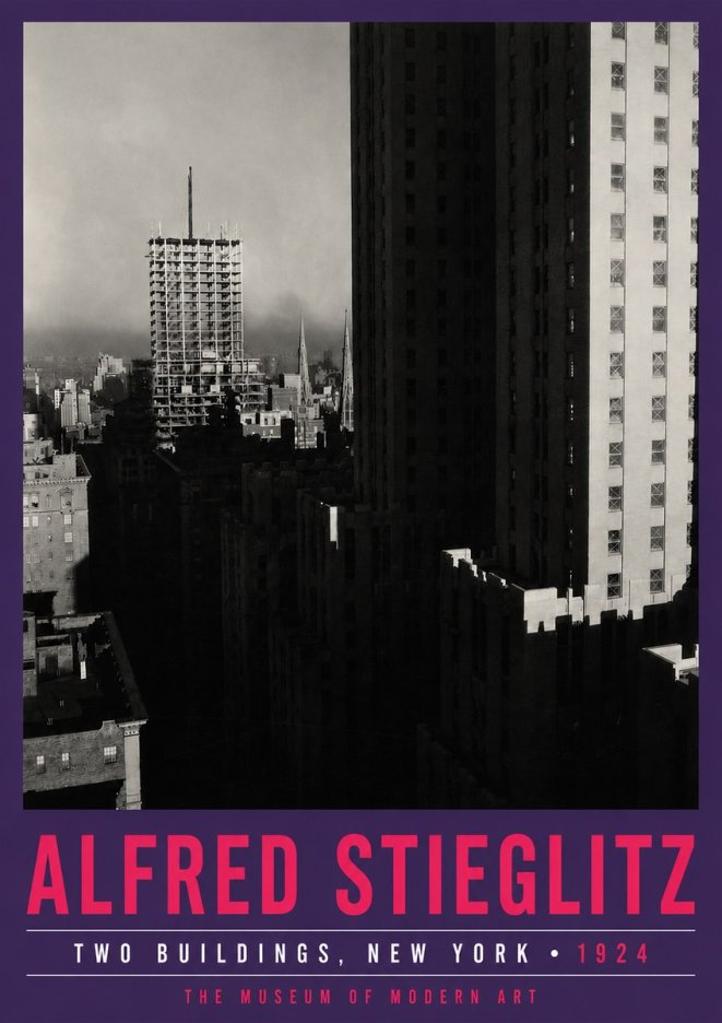 Alfred Stieglitz Two Buildings, New York No5 - Poszter