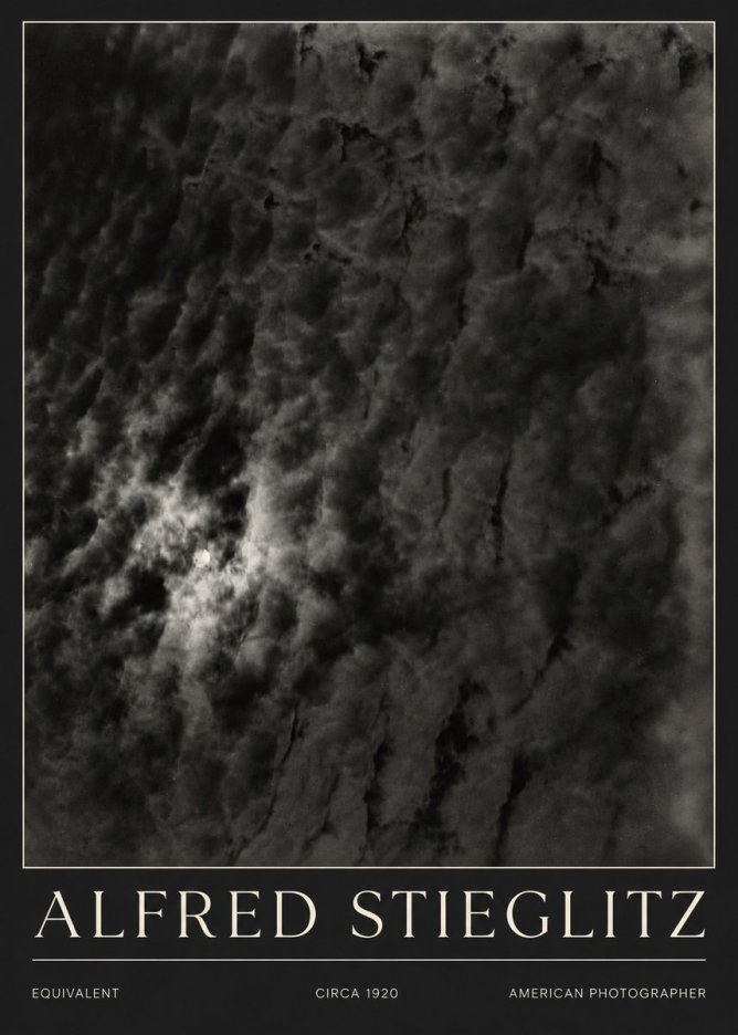 Alfred Stieglitz Equivalent II No5 - Poszter