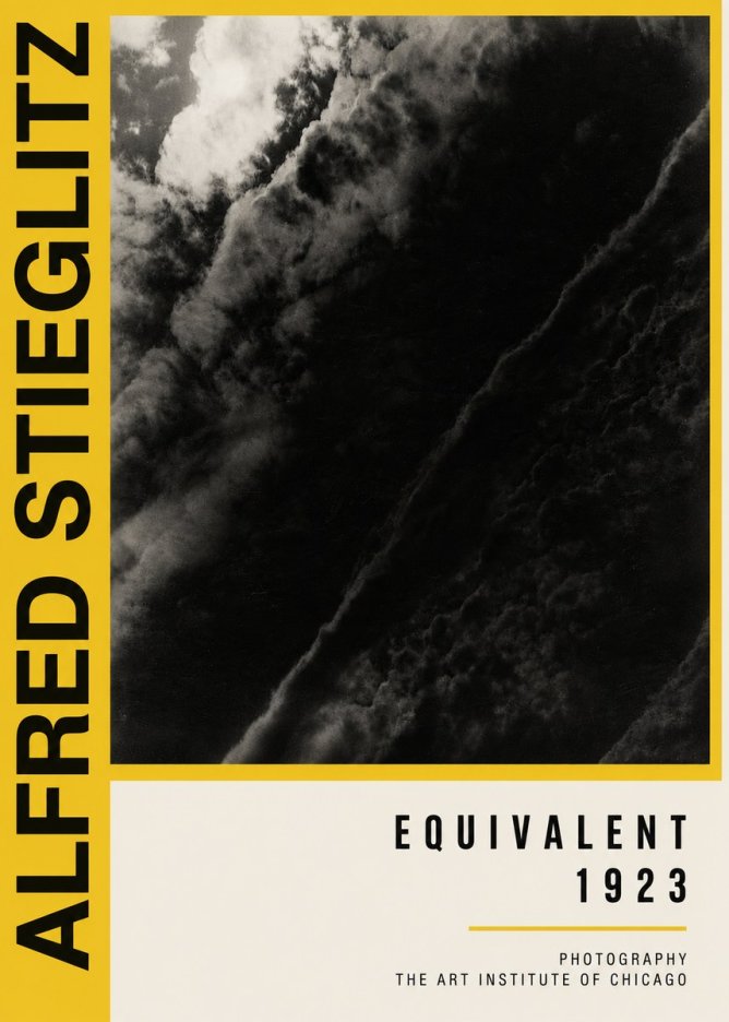 Alfred Stieglitz Equivalent III No5 - Poszter