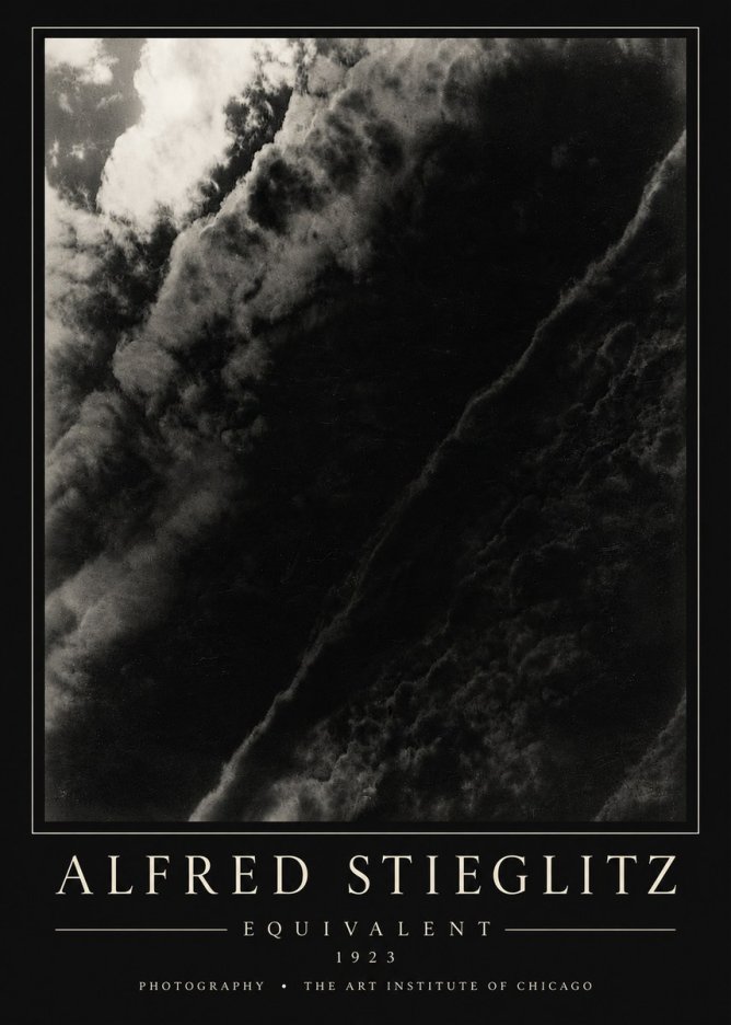 Alfred Stieglitz Equivalent III No6 - Poszter