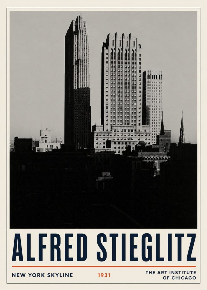Alfred Stieglitz New York Skyline No3 - Poszter