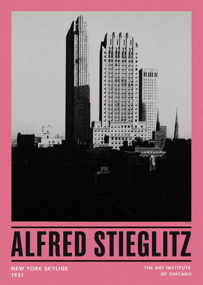 Alfred Stieglitz New York Skyline No4 - Poszter