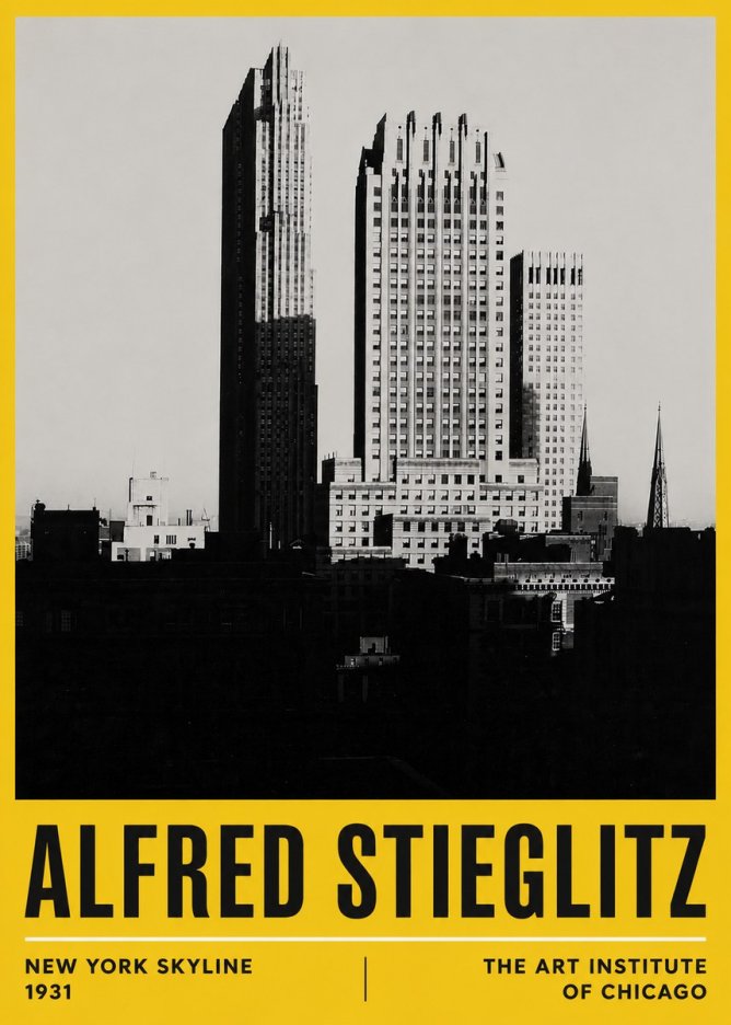 Alfred Stieglitz New York Skyline No6 - Poszter