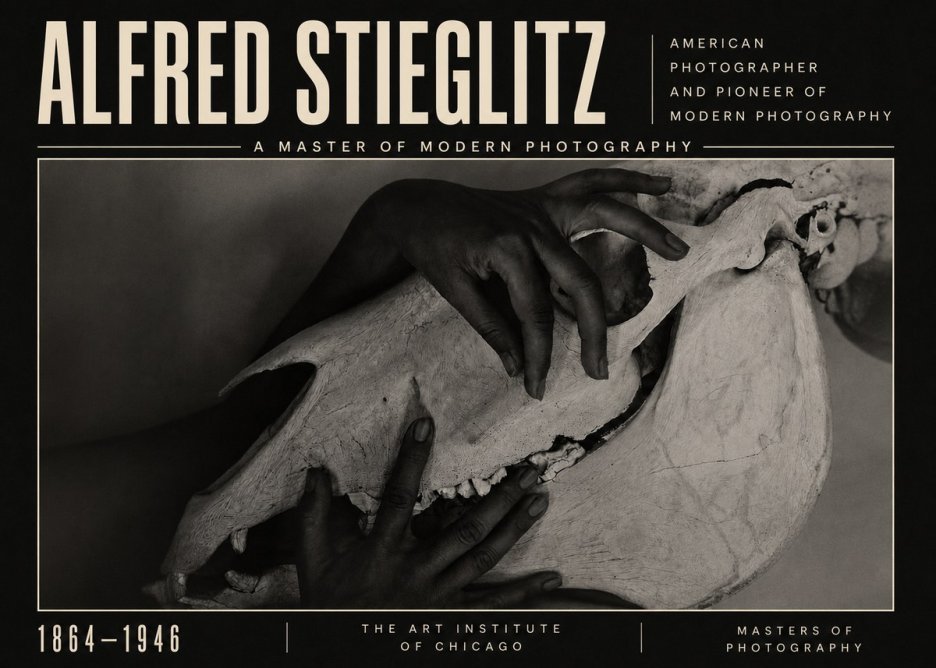 Alfred Stieglitz Georgia O'keeffe - Hands and Skull No5 - Poszter