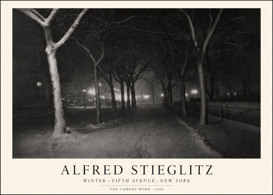 Alfred Stieglitz Winter—fifth Avenue, New York No1 - Poszter
