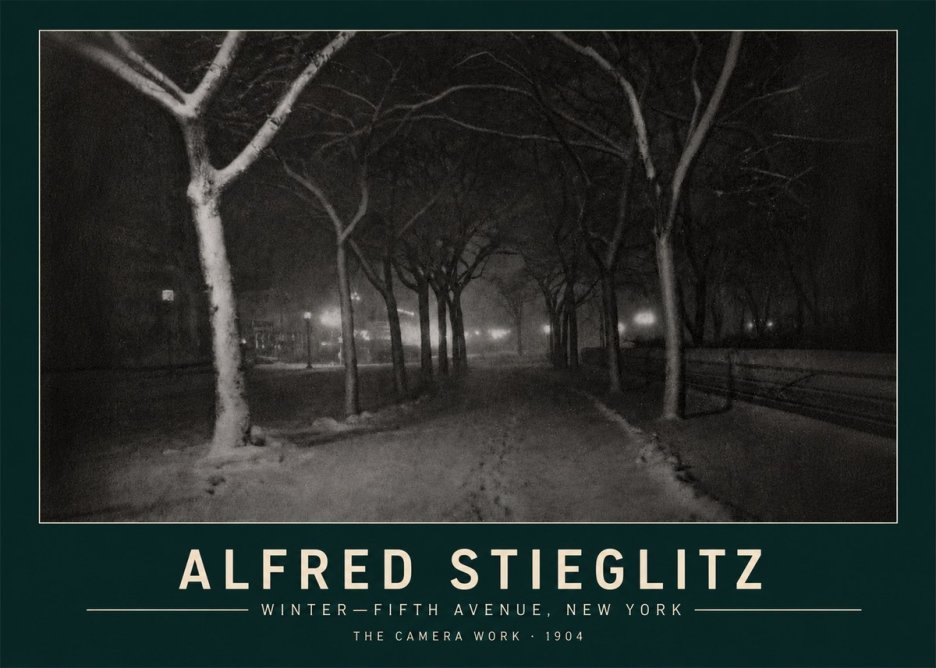 Alfred Stieglitz Winter—fifth Avenue, New York No3 - Poszter
