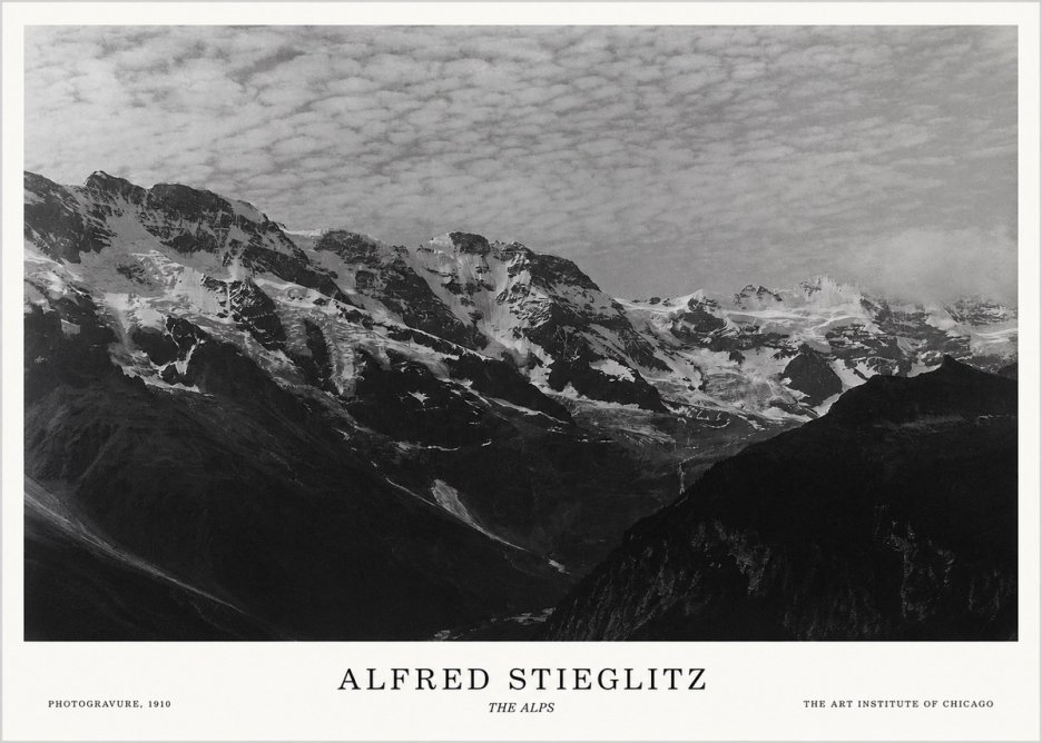 Alfred Stieglitz The Alps No1 - Poszter
