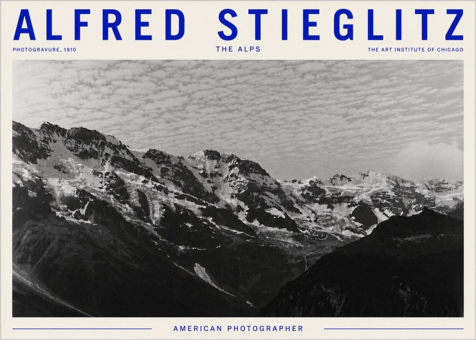 Alfred Stieglitz The Alps No5 - Poszter