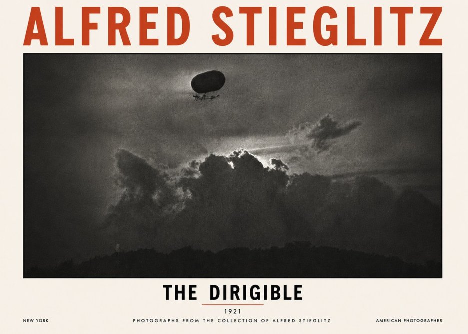 Alfred Stieglitz The Dirigible No6 - Poszter