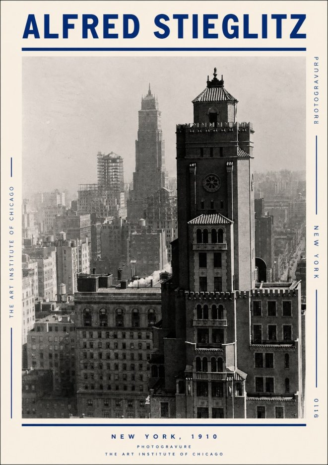 Alfred Stieglitz New York No3 - Poszter