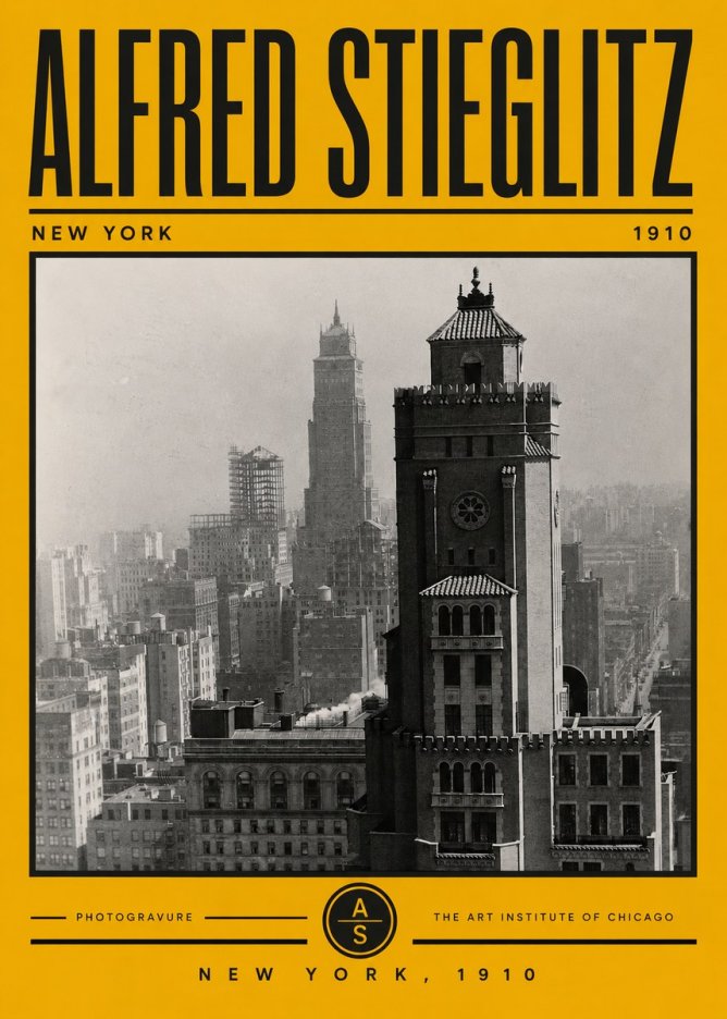 Alfred Stieglitz New York No5 - Poszter