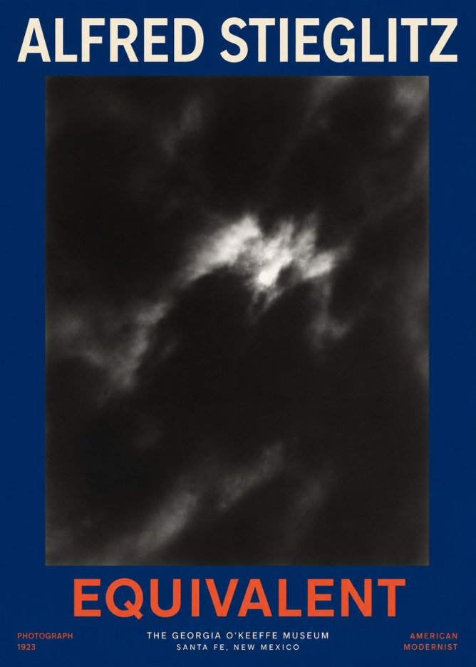 Alfred Stieglitz Equivalent IV No4 - Poszter