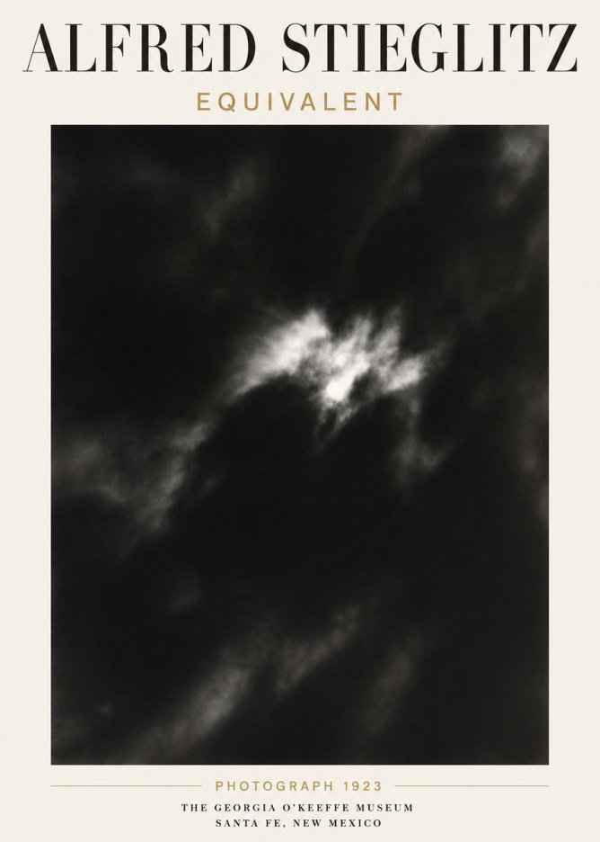 Alfred Stieglitz Equivalent IV No6 - Poszter