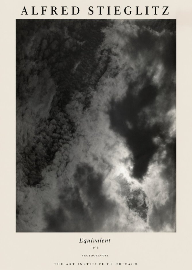 Alfred Stieglitz Equivalent V No1 - Poszter