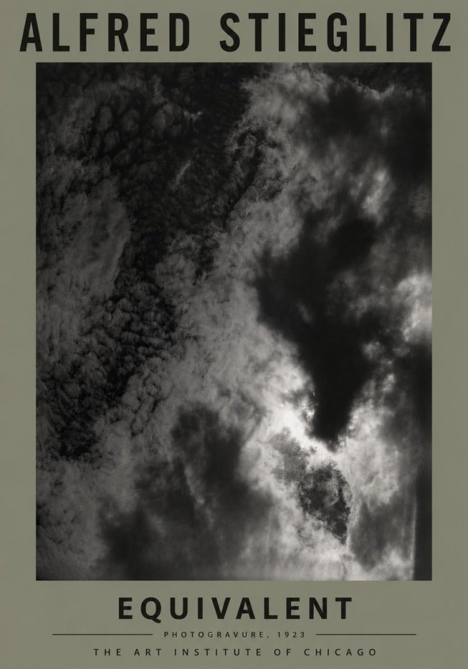Alfred Stieglitz Equivalent V No6 - Poszter