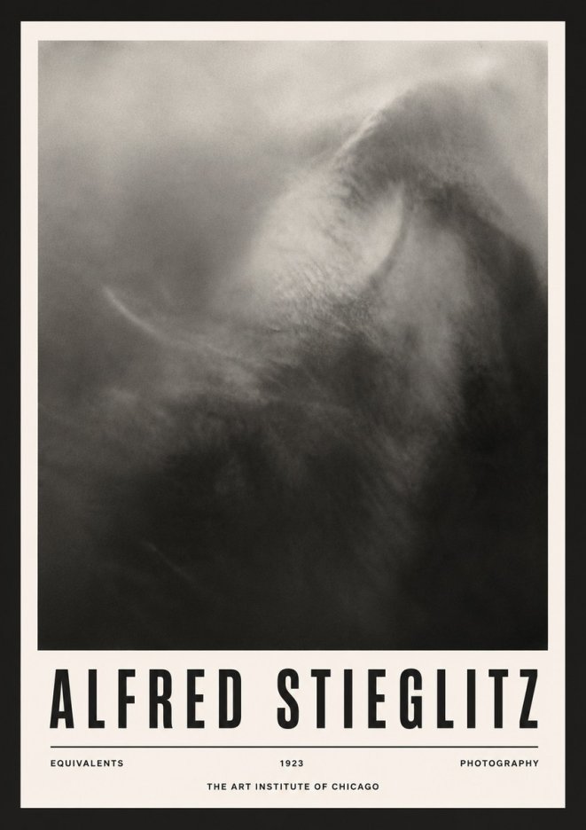 Alfred Stieglitz Equivalents III No4 - Poszter