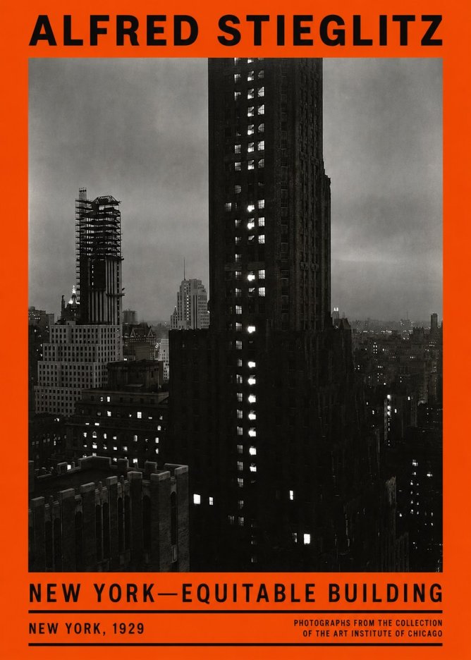 Alfred Stieglitz New York—equitable Building No2 - Poszter