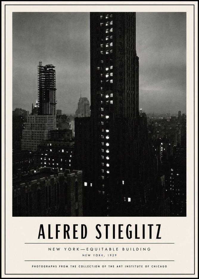 Alfred Stieglitz New York—equitable Building No3 - Poszter