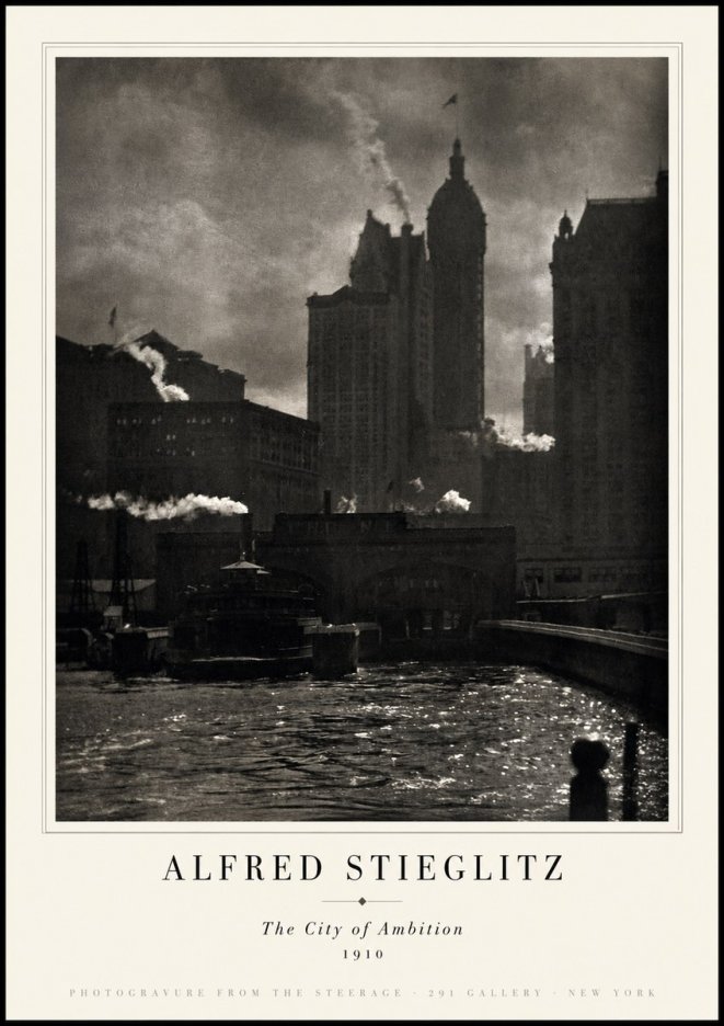 Alfred Stieglitz The City. New York No5 - Poszter