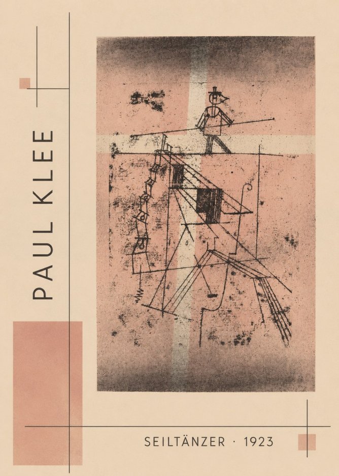 Paul Klee Seiltänzer III No2 - Poszter