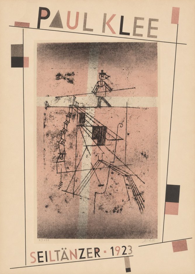 Paul Klee Seiltänzer III No5 - Poszter