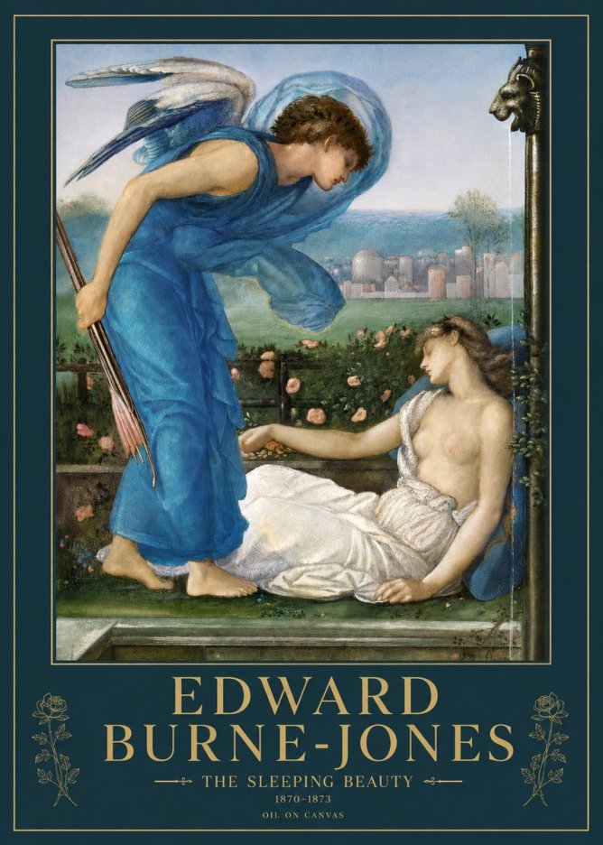 Edward Burne-Jones The Sleeping Beauty No2 - Poszter