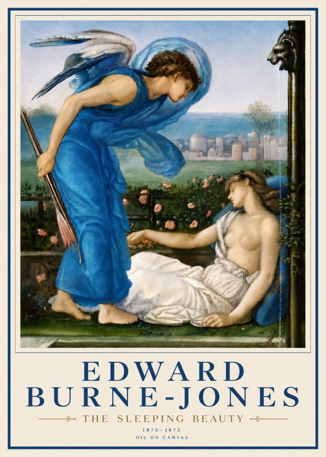 Edward Burne-Jones The Sleeping Beauty No6 - Poszter