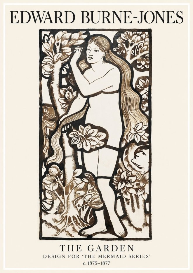Edward Burne-Jones The Garden No1 - Poszter