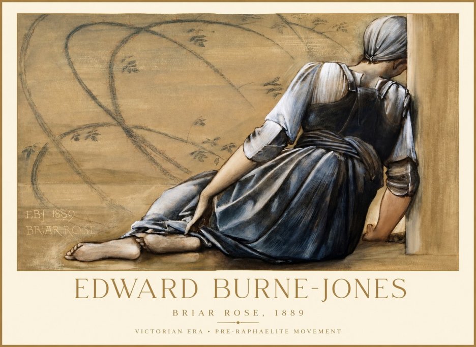 Edward Burne-Jones Briar Rose No1 - Poszter