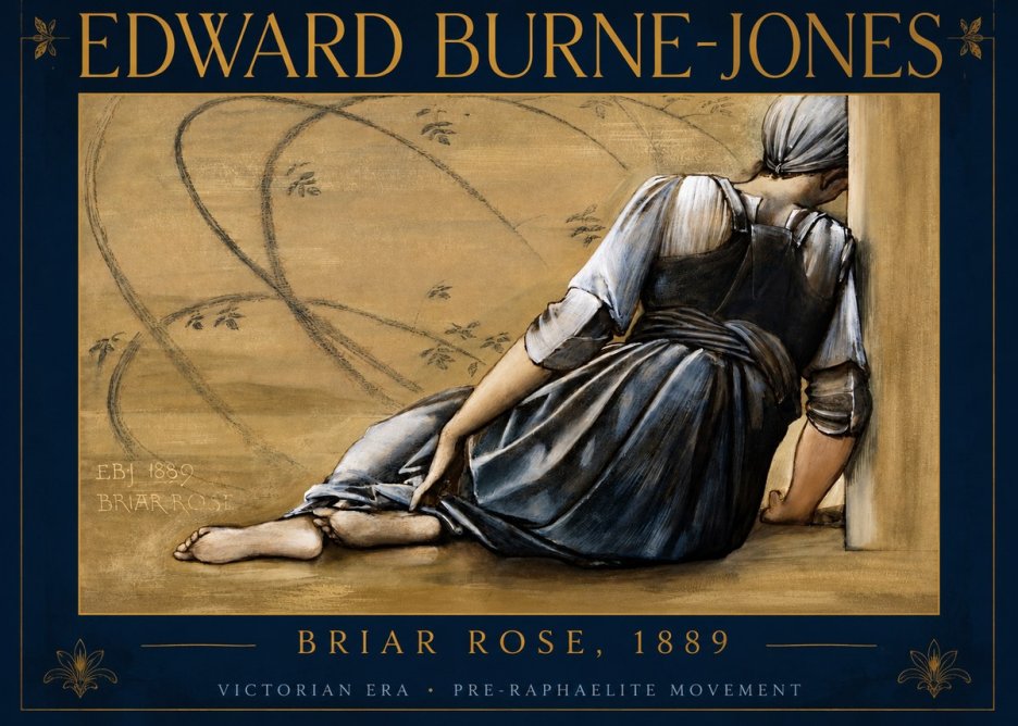 Edward Burne-Jones Briar Rose No2 - Poszter