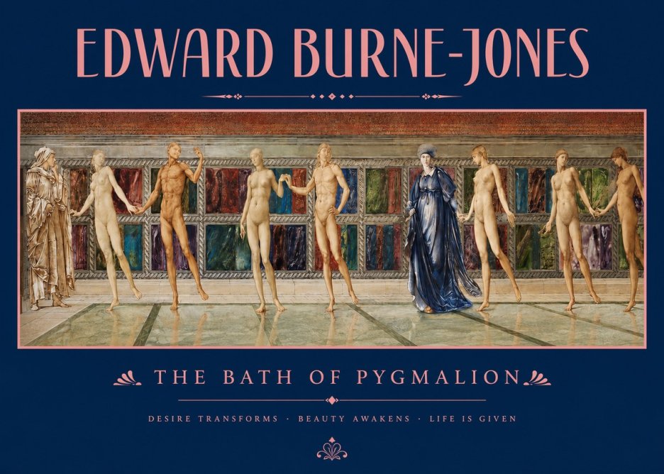 Edward Burne-Jones The Bath of Pygmalion No2 - Poszter