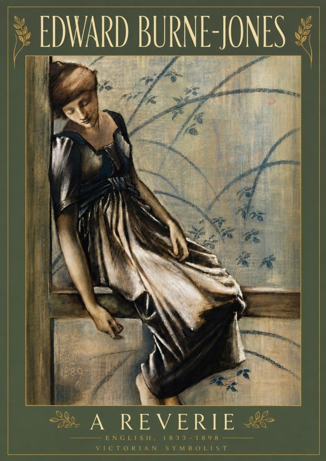 Edward Burne-Jones A Reverie No6 - Poszter