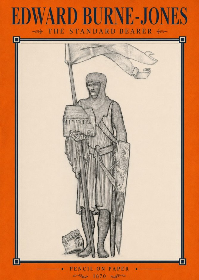 Edward Burne-Jones The Standard Bearer No2 - Poszter