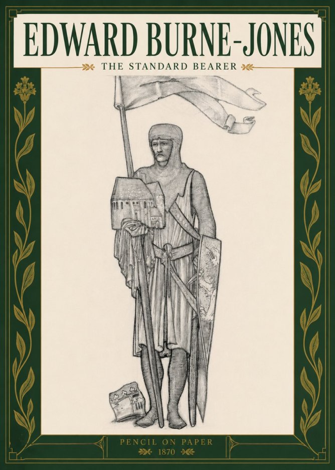 Edward Burne-Jones The Standard Bearer No3 - Poszter