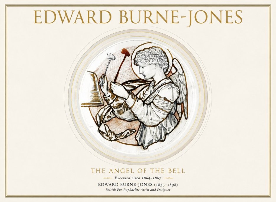 Edward Burne-Jones The Angel of the Bell No1 - Poszter