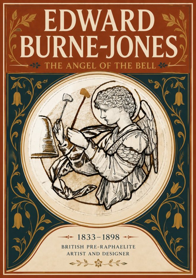 Edward Burne-Jones The Angel of the Bell No5 - Poszter