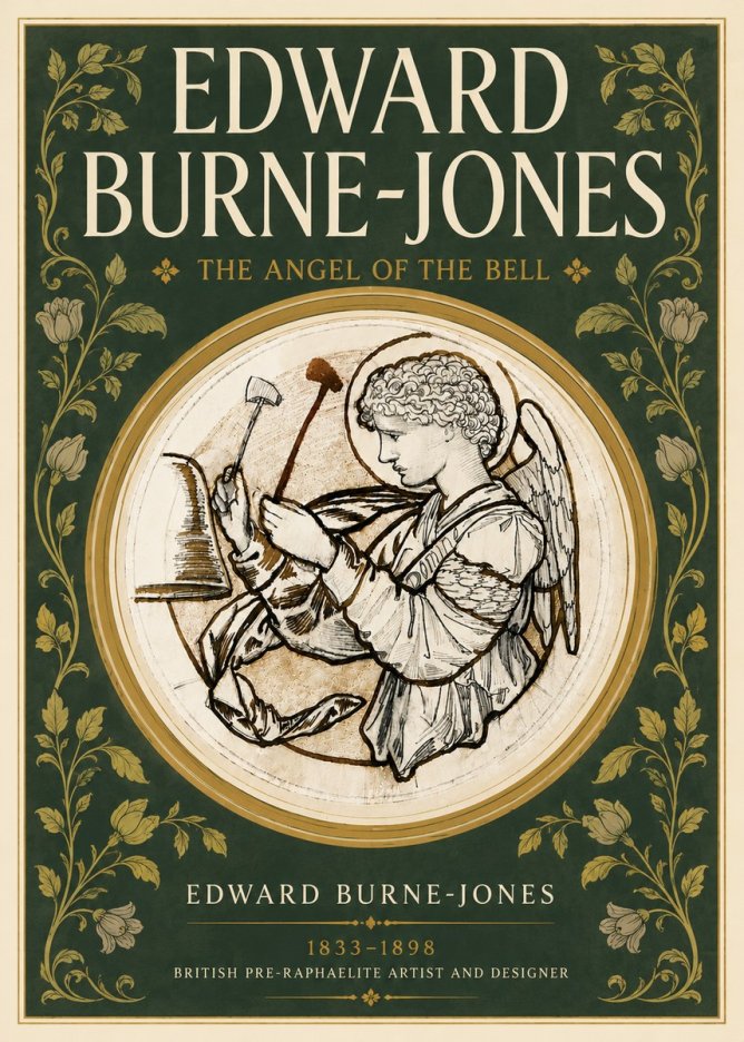 Edward Burne-Jones The Angel of the Bell No6 - Poszter