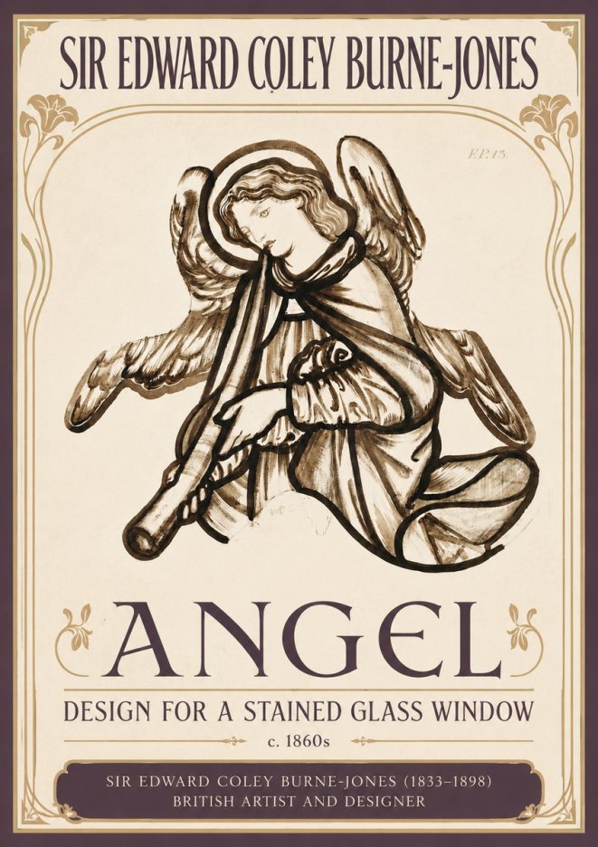 Edward Burne-Jones Angel No4 - Poszter
