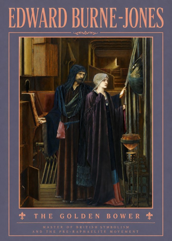 Edward Burne-Jones The Golden Bower No4 - Poszter