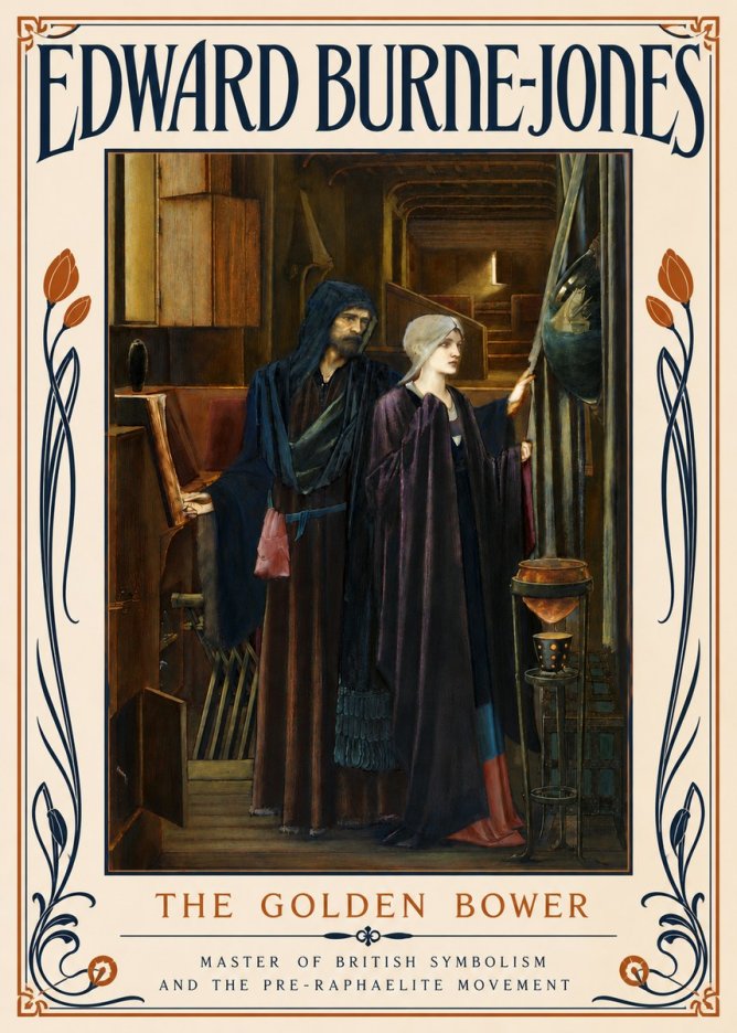Edward Burne-Jones The Golden Bower No5 - Poszter