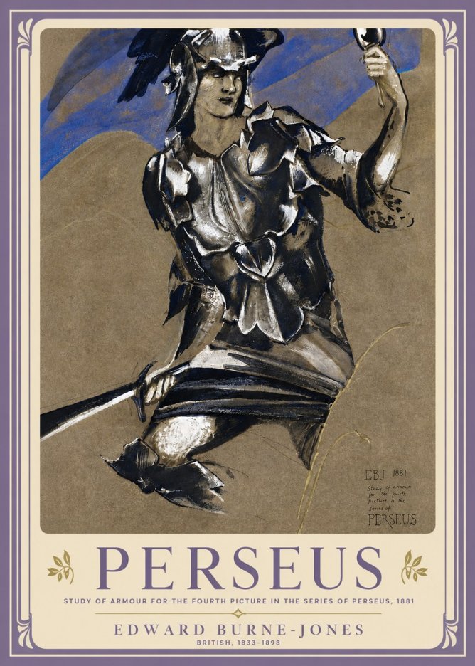 Edward Burne-Jones Perseus No4 - Poszter