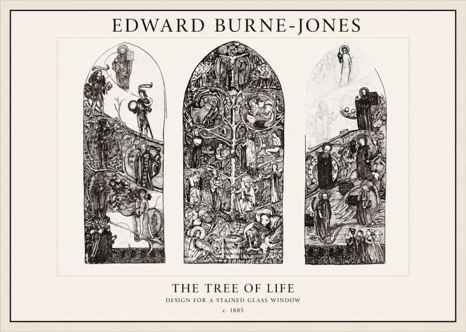 Edward Burne-Jones The Tree of Life No1 - Poszter