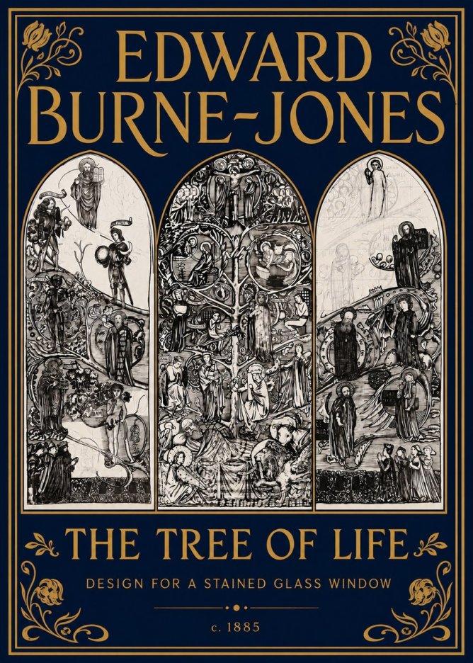 Edward Burne-Jones The Tree of Life No5 - Poszter