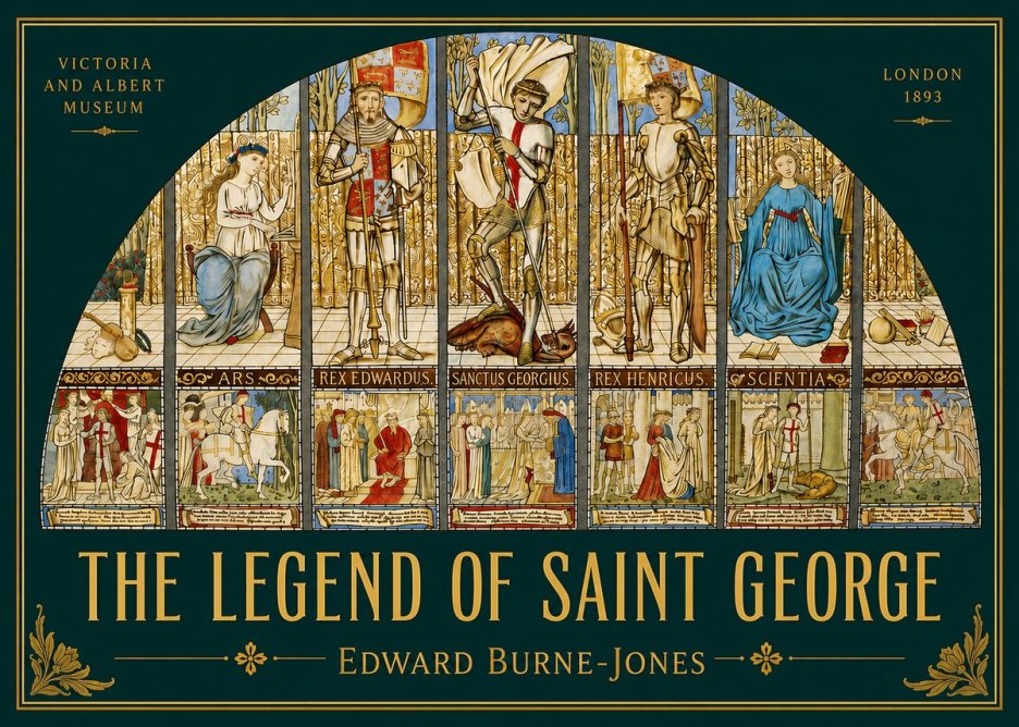 Edward Burne-Jones The Legend of Saint George No2 - Poszter