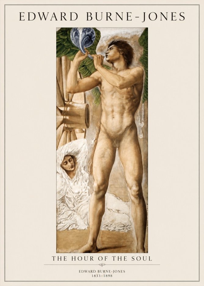 Edward Burne-Jones The Hour of the Soul No1 - Poszter