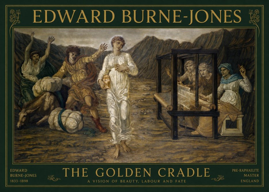 Edward Burne-Jones The Golden Cradle No1 - Poszter