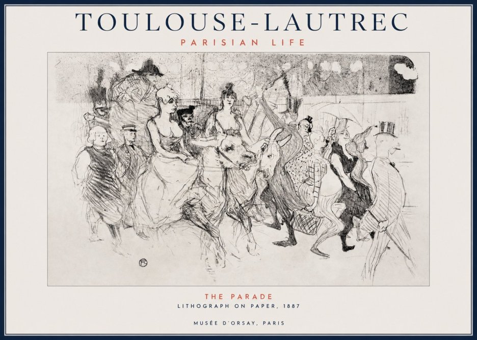 Toulouse-Lautrec The Parade No1 - Poszter