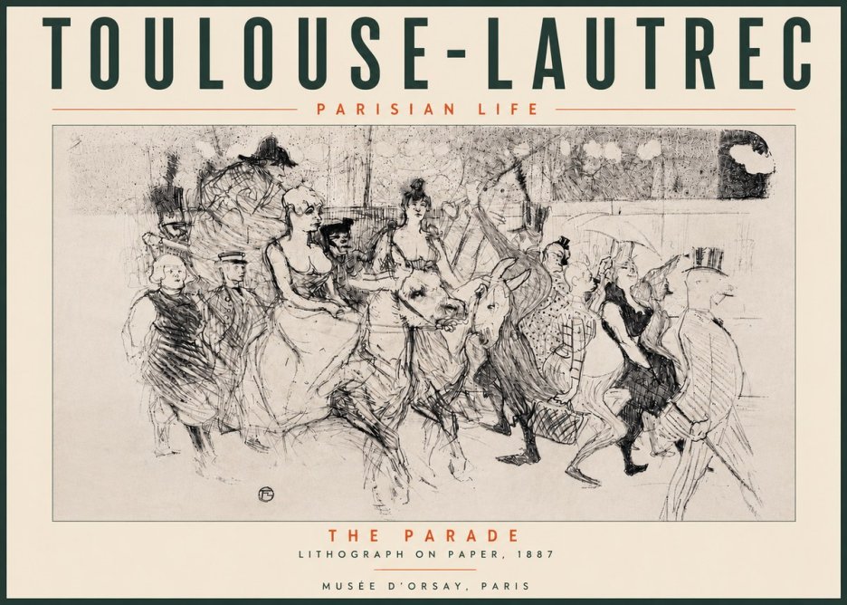 Toulouse-Lautrec The Parade No4 - Poszter